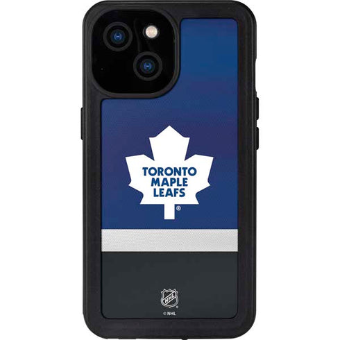 NHL Toronto Maple Leafs Jersey iPhone 15 Waterproof Case